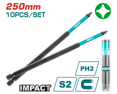 [TACIM16PH2103] PH2X10" 10PCS Impact screwdriver bit