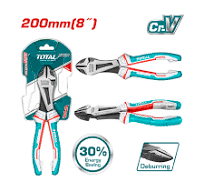 8" high leverage heavy-duty diagonal cutting pliers