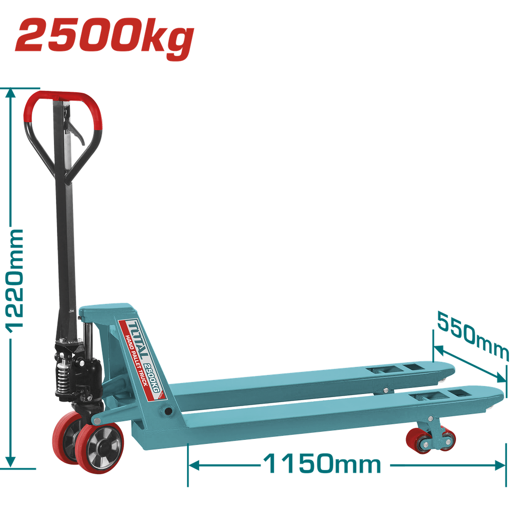 2.5Ton 22"X46" Hand pallet truck W/PU wheels