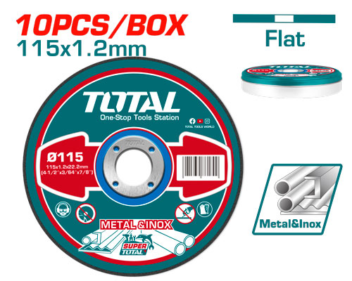 4.5"X3/64"X7/8"10PCS metal cutting disc set