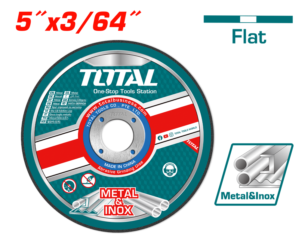 5"X3/64"X7/8" Abrasive metal cutting disc