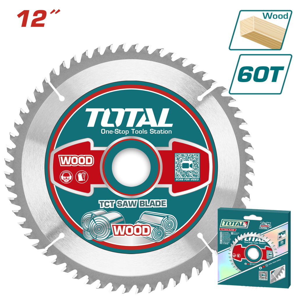 TCT saw blade 12" 60T for wood