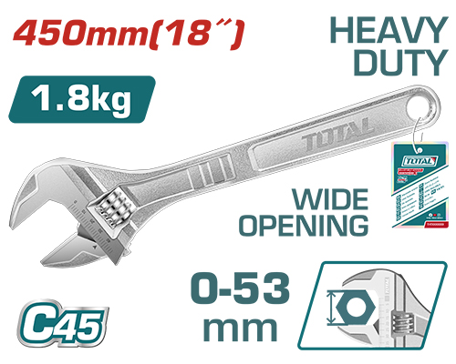 18" Adjustable wrench