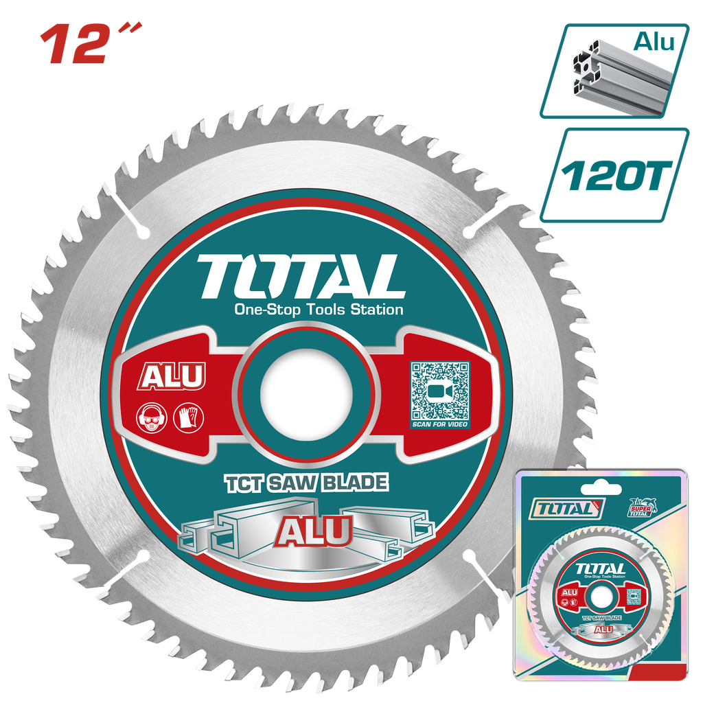 TCT saw blade 12" 120T for Aluminum