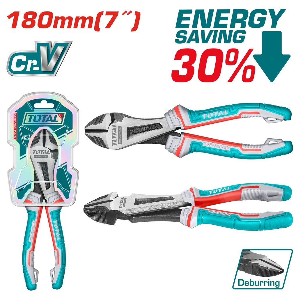 7" Heavy-duty diagonal cutting pliers