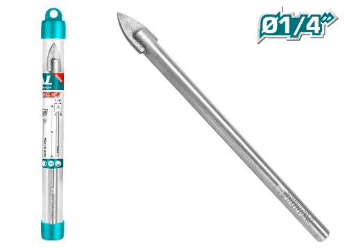 1/4"X3" Tile and glass drill bit