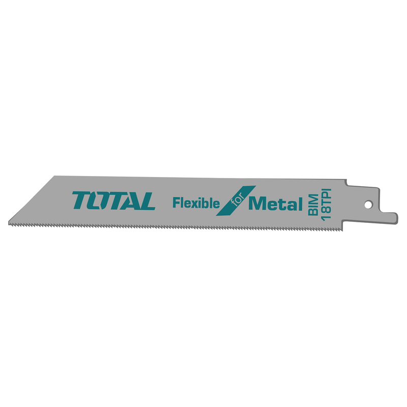 Reciprocating saw blade for metal