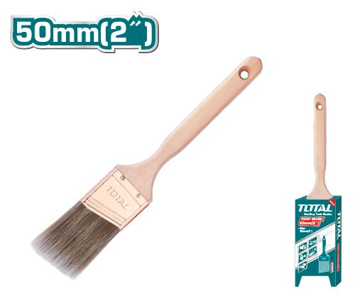 2.0" pinceau à rechampir (angle) (manche en bois)
