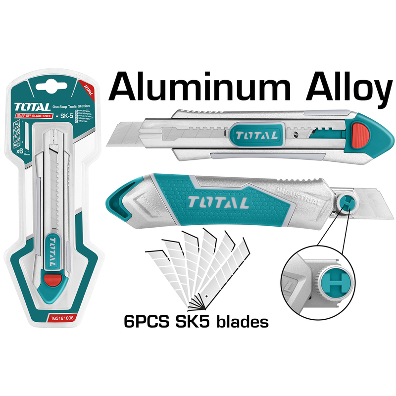 [TG5121806] Snap-off blade knife(Aluminum Body)