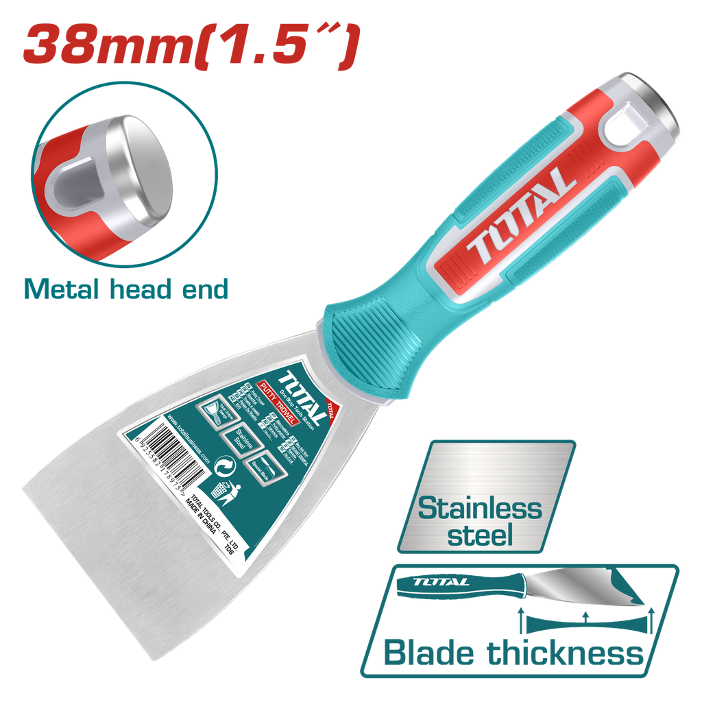 [THT83406] 1.5" Stainless Steel  Putty Knife