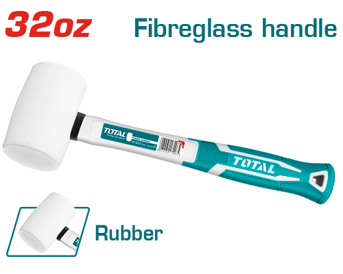 32Oz White Rubber Mallet