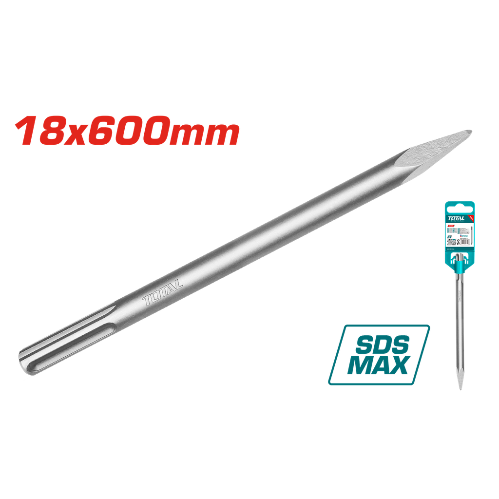 24" Pointed SDS max chisel
