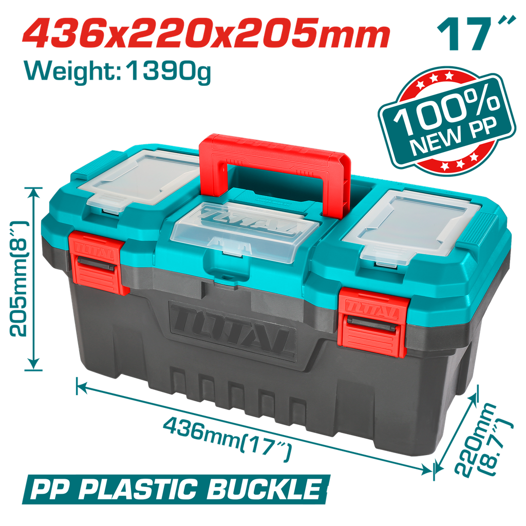 [TPBX0171] 17" boîte à outils en plastique