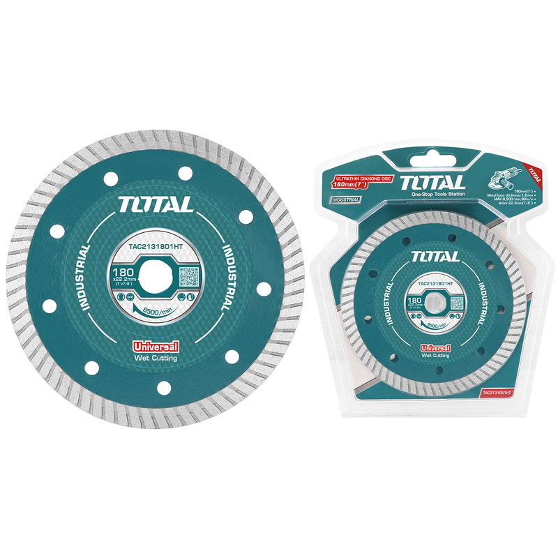 [TAC2131801HT] 7"x7/8" disque diamant ultra-mince