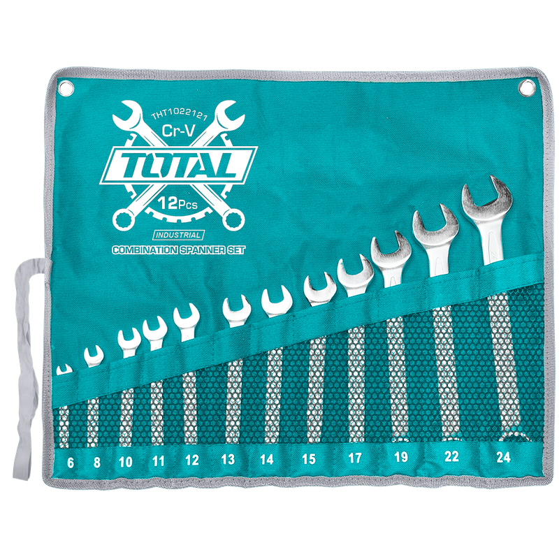 12Pcs (6-24MM)  combination spanner set