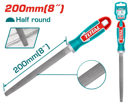 Half round steel file