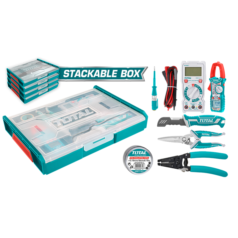 7 Pcs Stackable Telecom Tools set