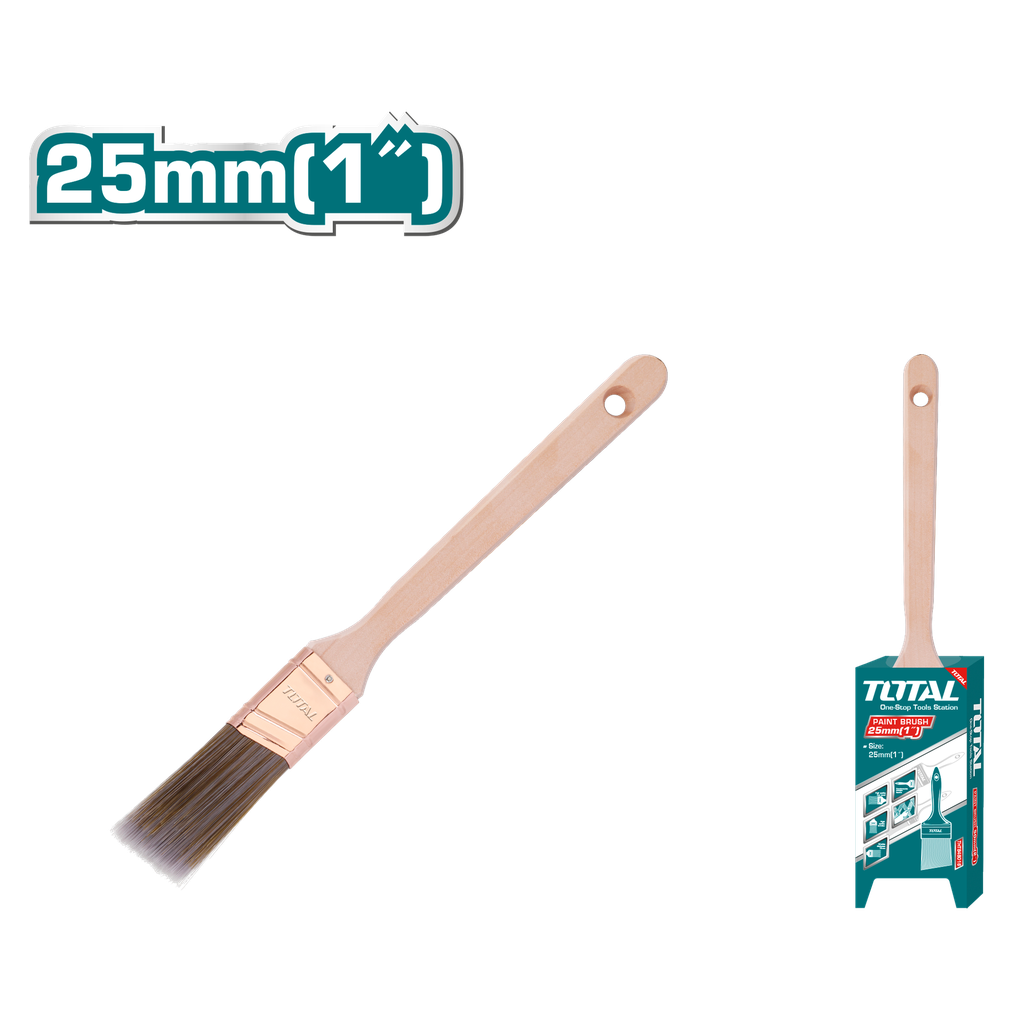 1" Angle sash brush (Wooden Handle)