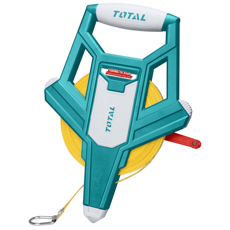 100 Meters(330') Fibreglass measuring tape with handle