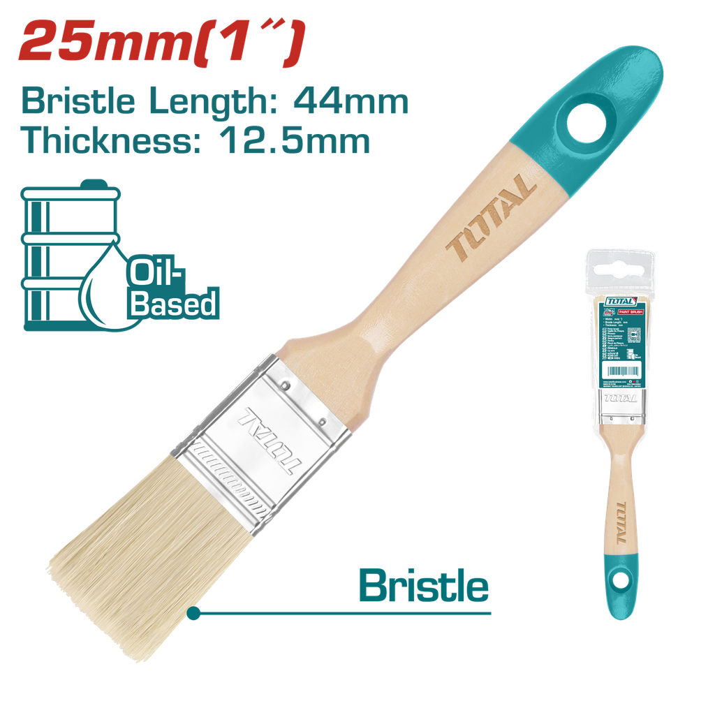 1" Paint brush(Wooden Handle)