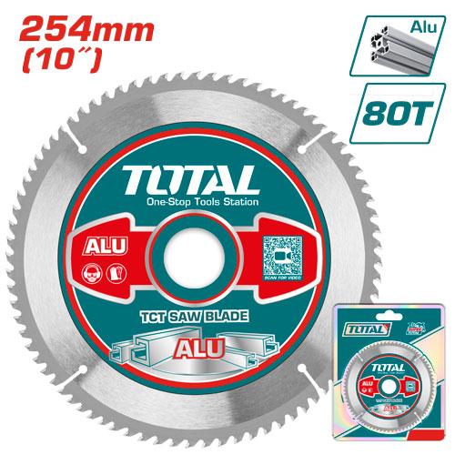 TCT saw blade 10" 80T for Aluminium