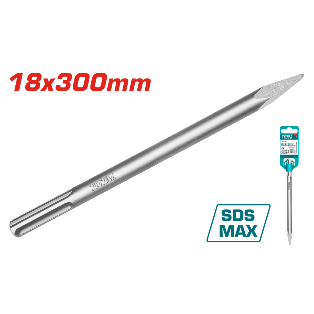 12" Pointed SDS max chisel