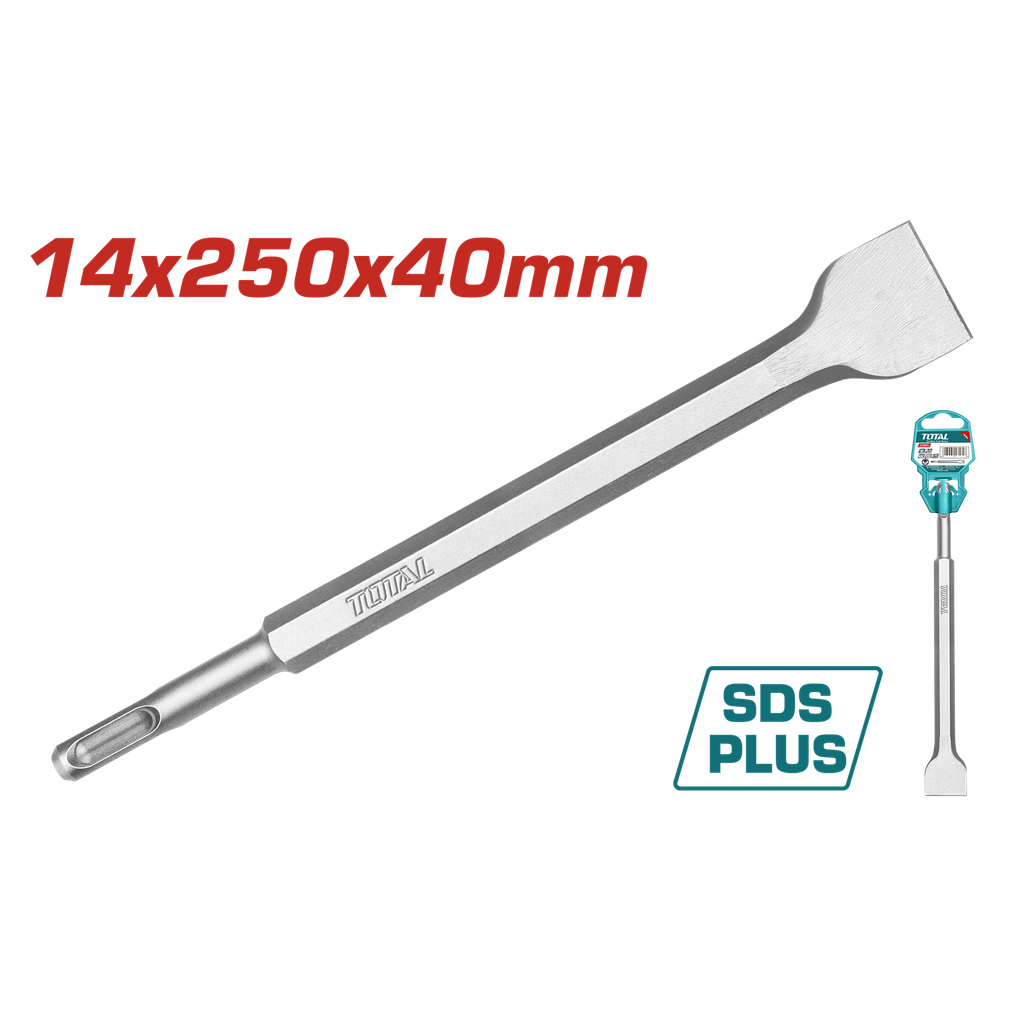 [TAC15121412] 1.5" (40mm) flat SDS plus chisel