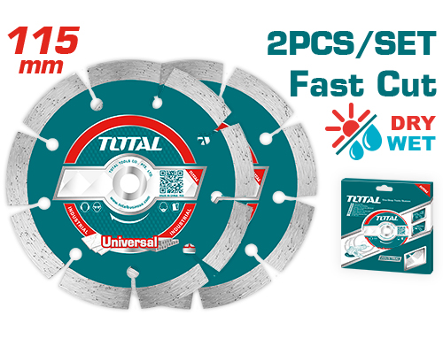 4.5"X7/8" 2PCS Dry diamond disc set