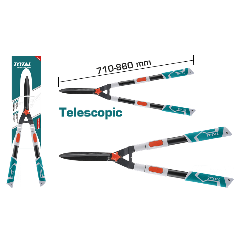 28"-34" telescopic hedge shear