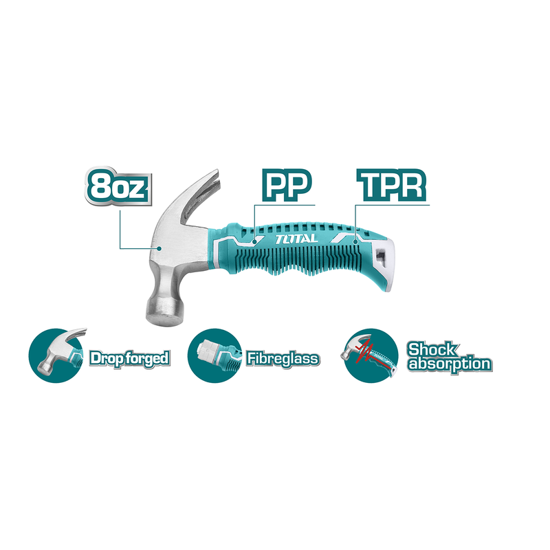 8Oz. Mini-stubby Claw hammer