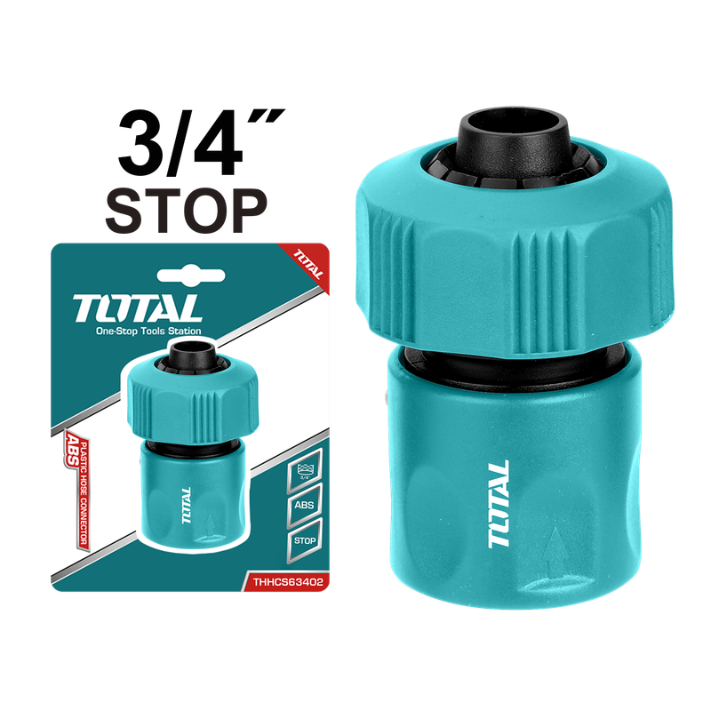 [THHCS63402] 3/4" raccord rapide plastique (arrêt automatique)