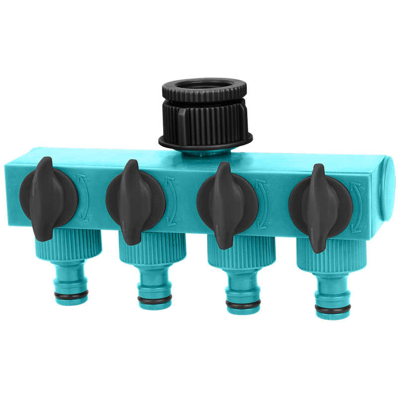 4-Way Plastic Hose Connector