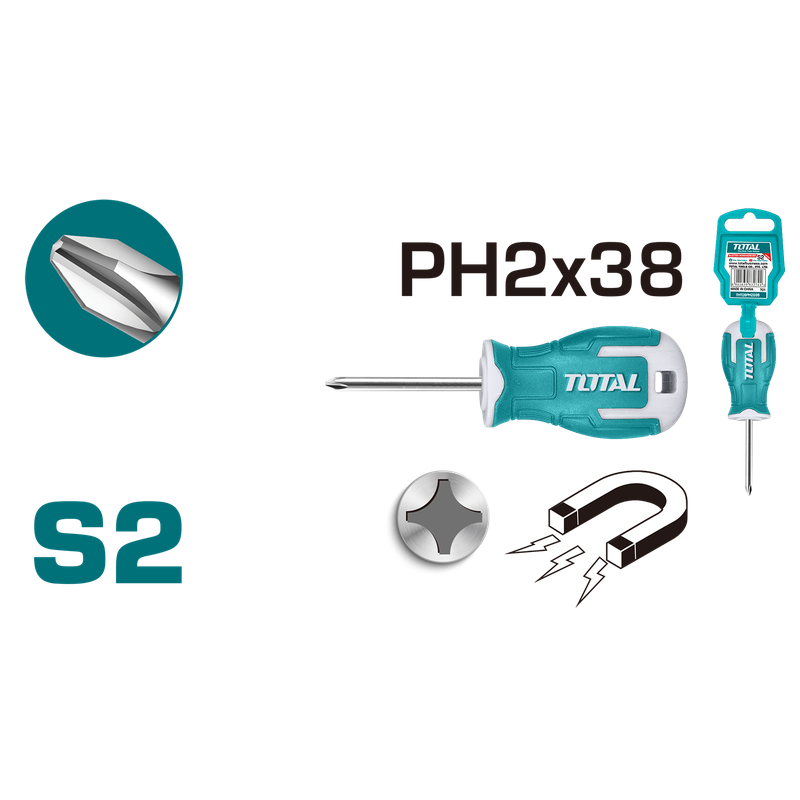 PH2X 1 1/2" Phillips screwdriver