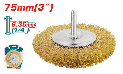 Brosse métallique circulaire de meulage de 3 pouces
