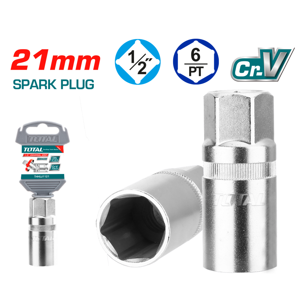 21mm 1/2” douille pour bougie