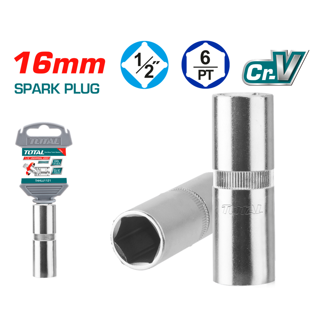 [THSPS12166] 16MM 1/2” Spark Plug Socket