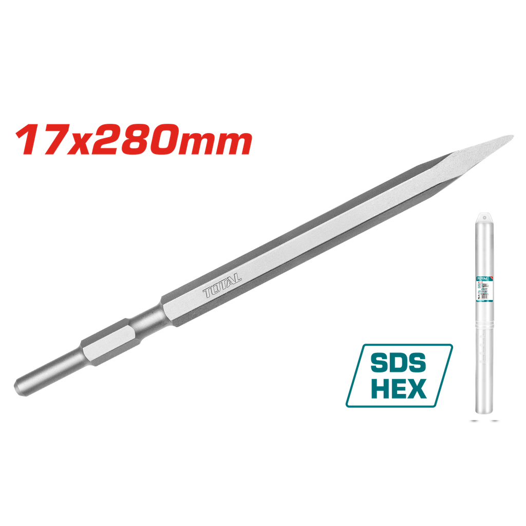 11" Pointed Hex chisel