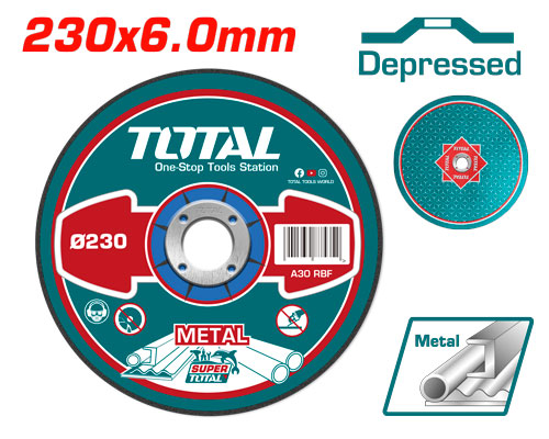 9"x1/4"x7/8" disque à meuler métal