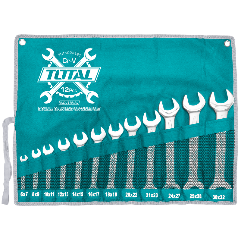 12Pcs (6-32MM)  double open end spanner set