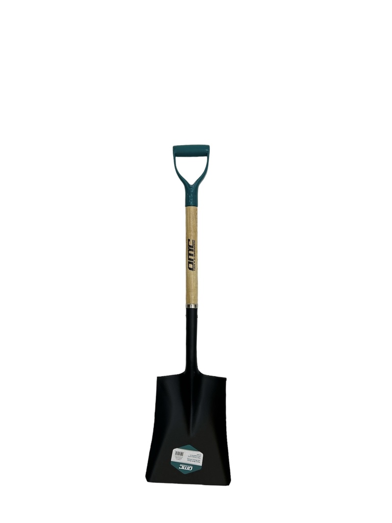 Square Mouth Shovel with Wooden D-Handle