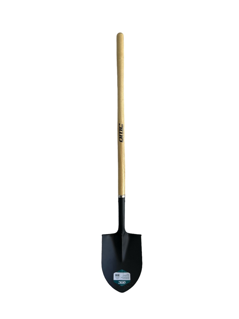 Round Mouth Shovel with Long wooden Handle