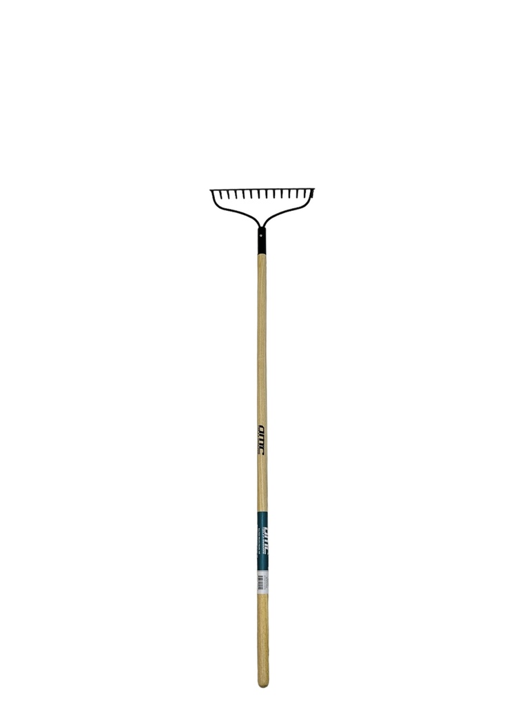 Bow Rake Wooden Handle 14T