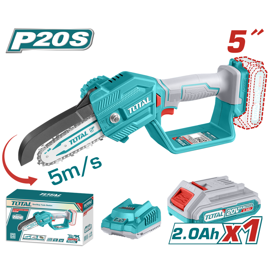 20VX5" Lithium-Ion Pruner Saw (1Battery+1Charger)