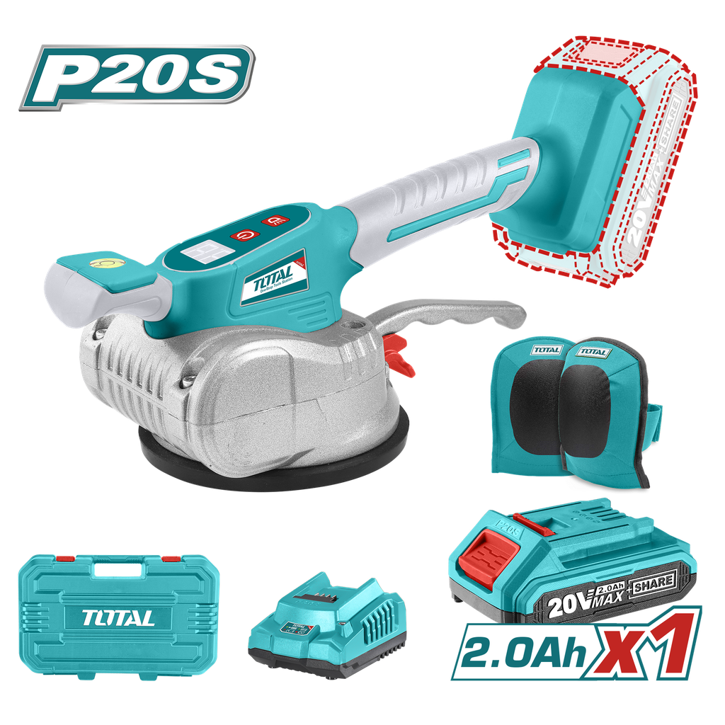 20V Lithium-ion Tile Vibration Machine(1Battery+1Charger)