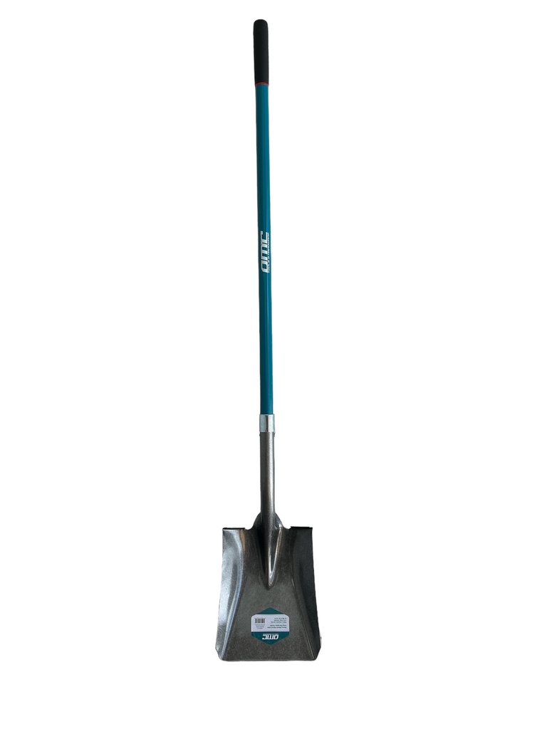 Square Mouth Shovel with Long Fiberglass Handle