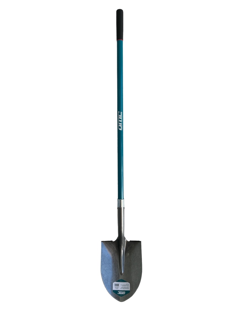 Round Mouth Shovel with Long Fiberglass Handle
