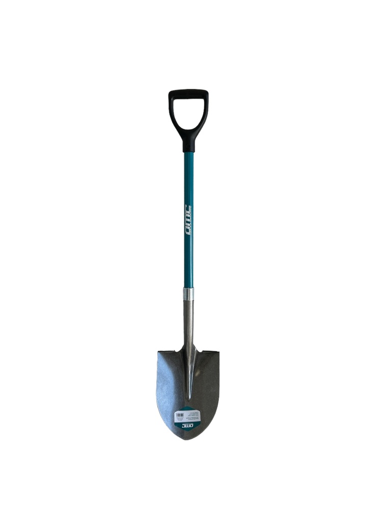 Round Mouth Shovel with Fiberglass D-Handle