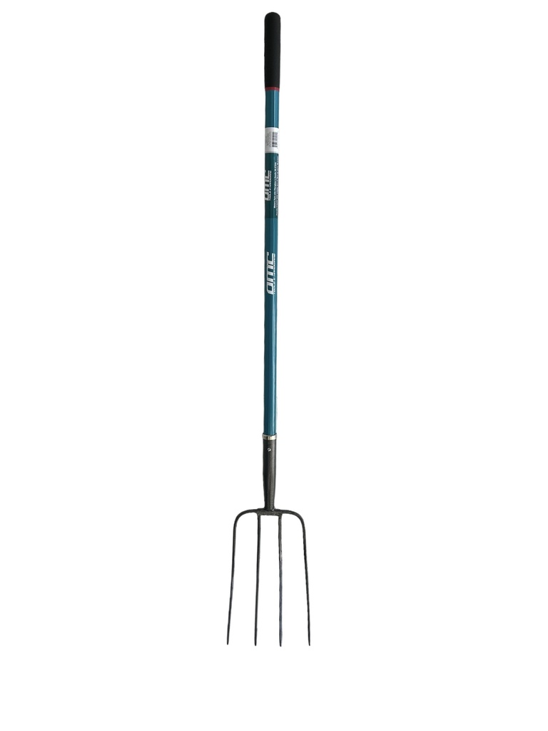[OMFFL484] Fourche à fumier avec poignée en L en fibre de verre 42.5"X4T