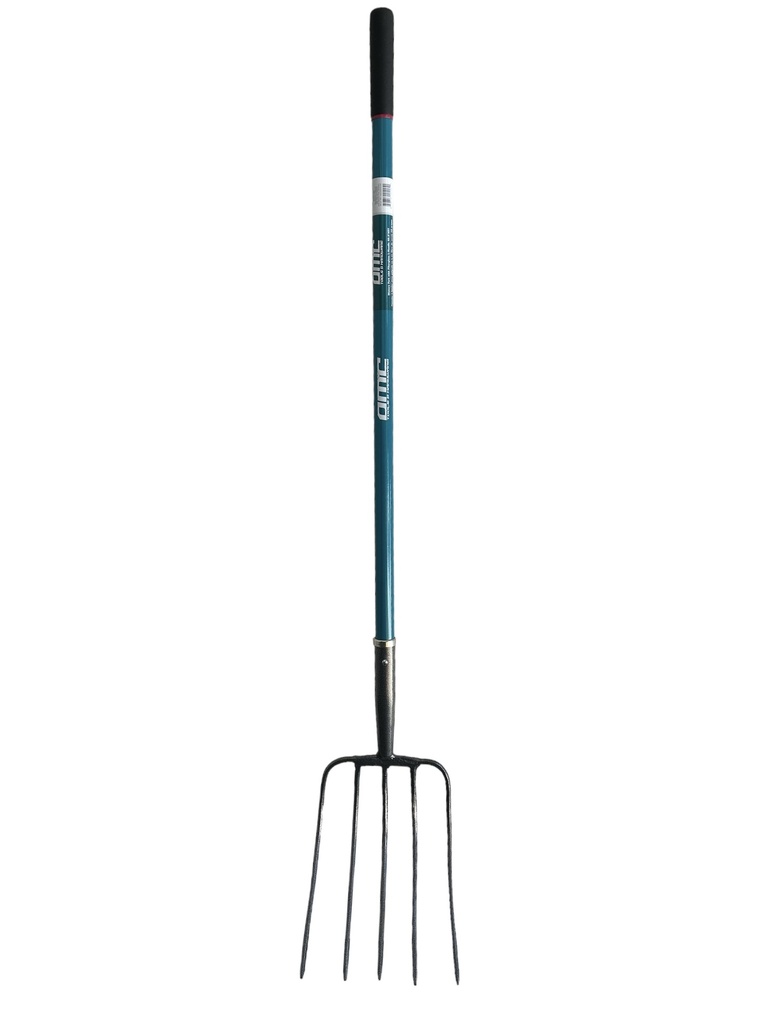 Fourche à fumier avec poignée en L en fibre de verre 42.5"X5T