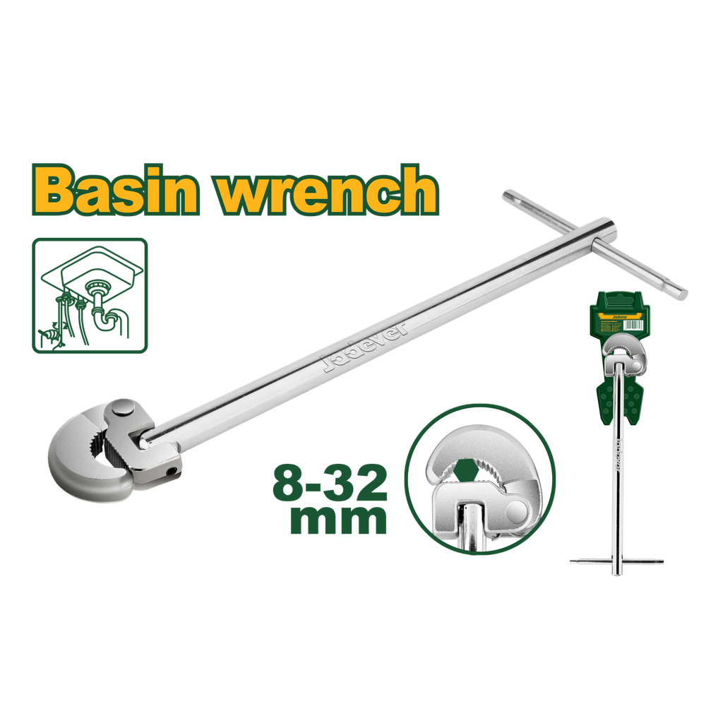 Basin wrench 5/16" - 1-1/4"